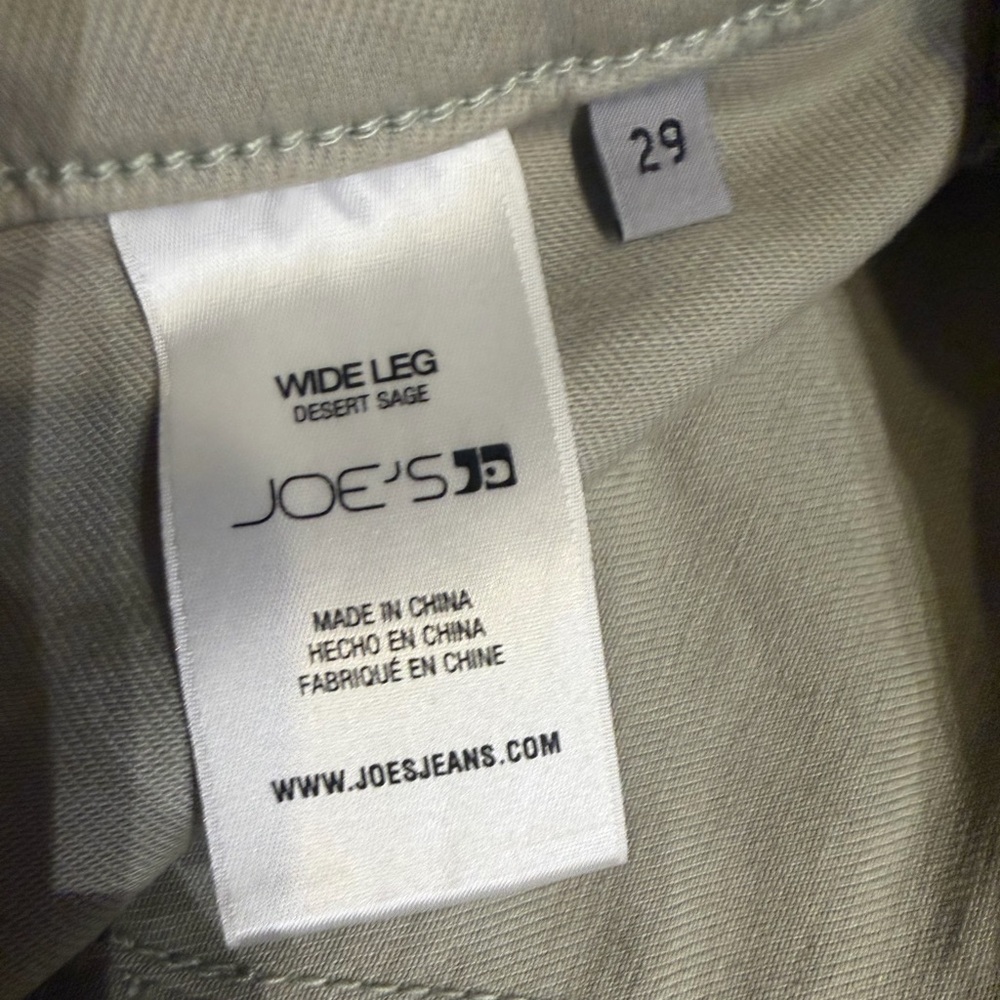 Joe's Jeans Women's Cream Cargo Pants - Picture 3 of 3